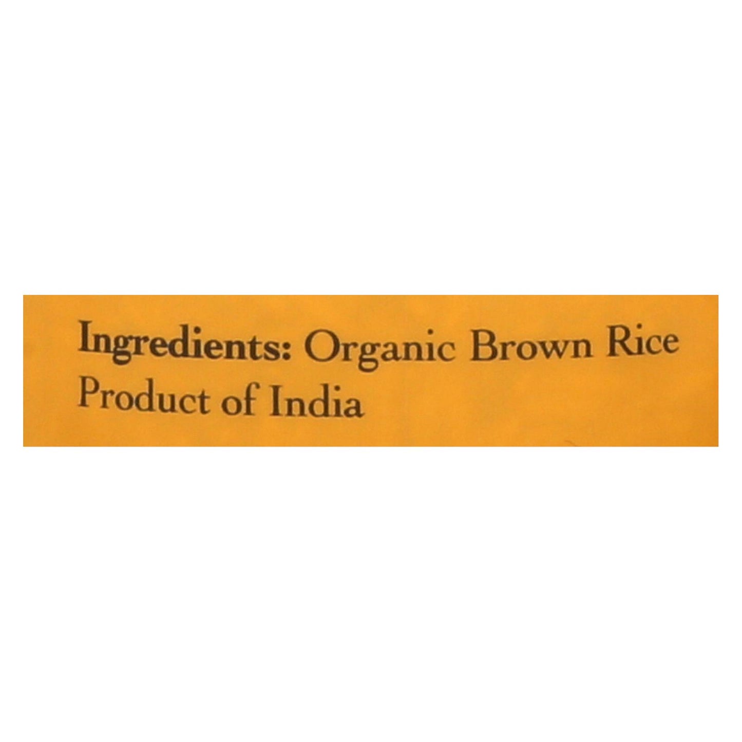 Arroz orgánico basmati integral de Lotus Foods, caja de 6, 30 oz