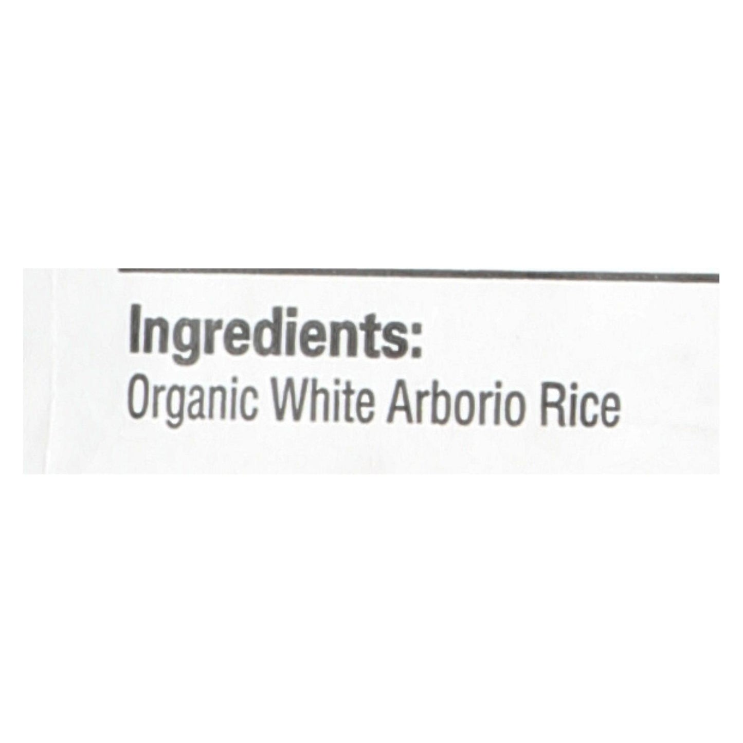 Arroz blanco arborio orgánico de California de Lundberg Family Farms - Producto a granel individual - 25 lb
