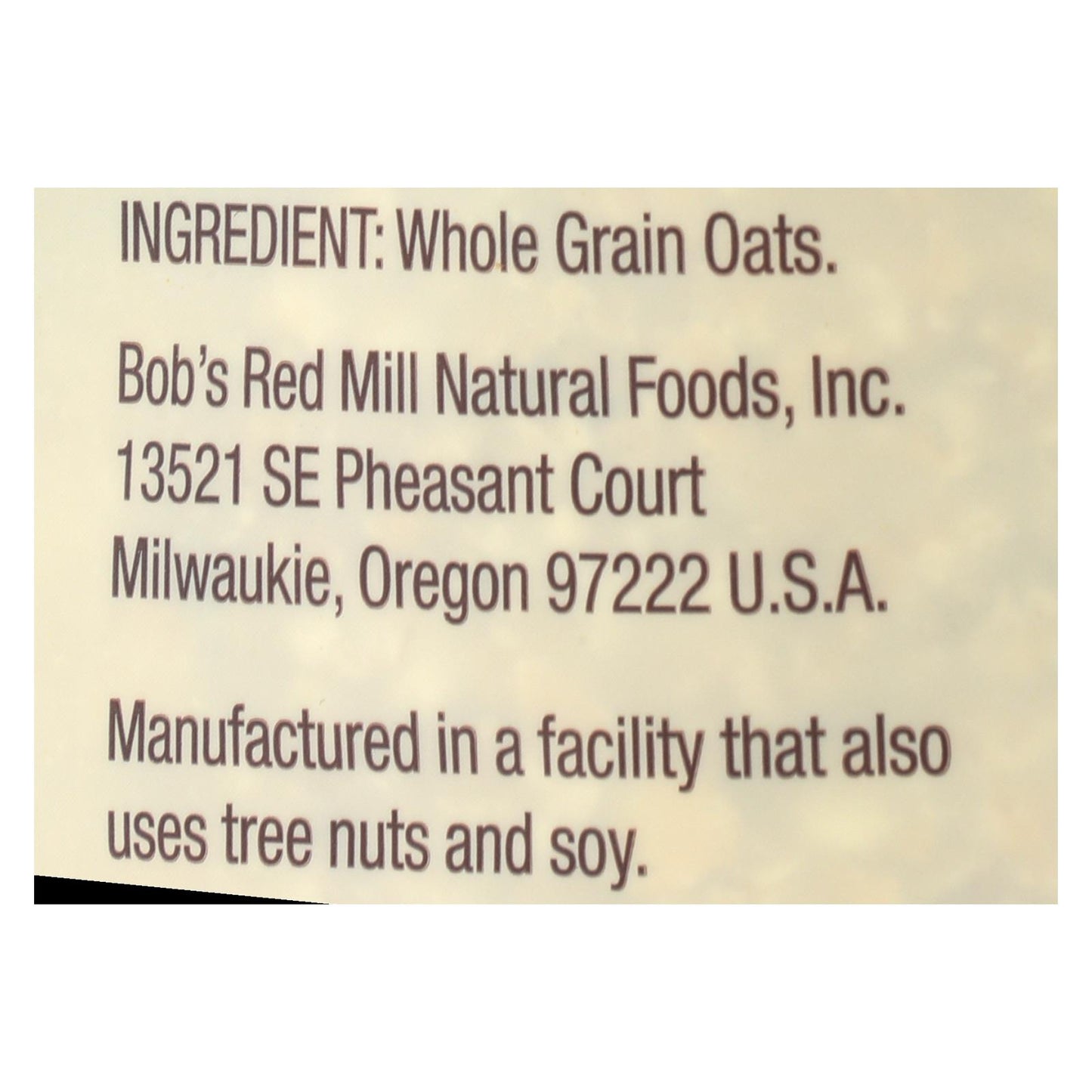 Bob's Red Mill - Avena laminada de cocción rápida - Sin gluten - Caja de 4 - 28 oz.