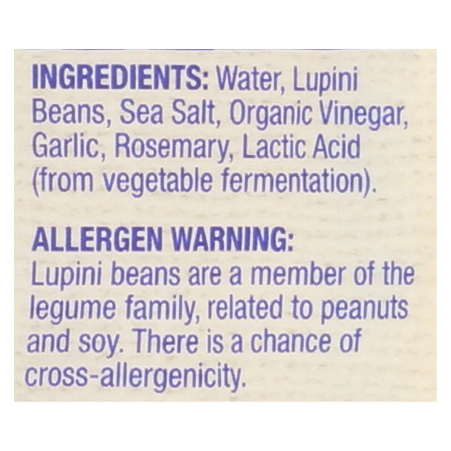 Snack Brami Lupini - Ajo y hierbas - Caja de 8 - 5.3 oz.