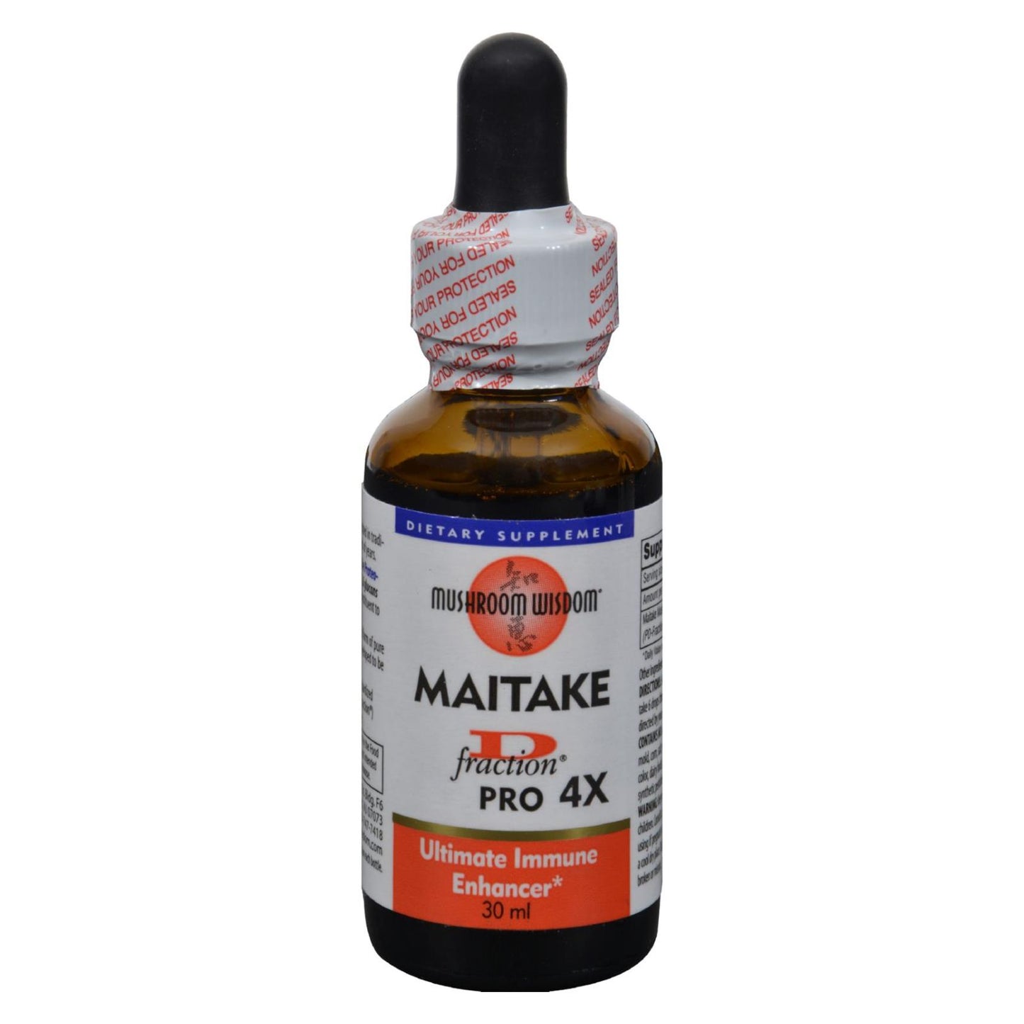 Sabiduría de hongos Maitake D-fraction Pro 4x líquido - 1 oz