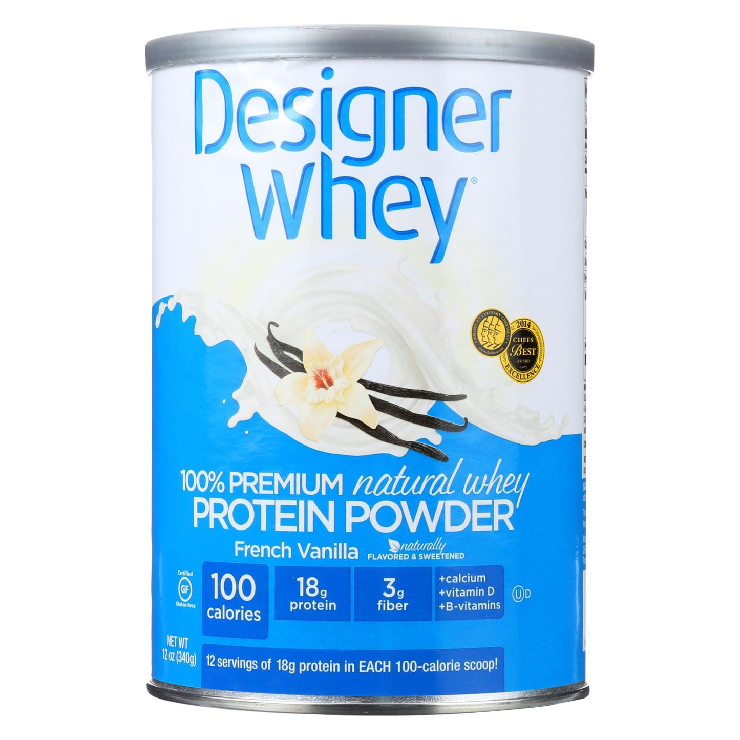 Designer Whey - 蛋白粉 - 法国香草 - 12 盎司