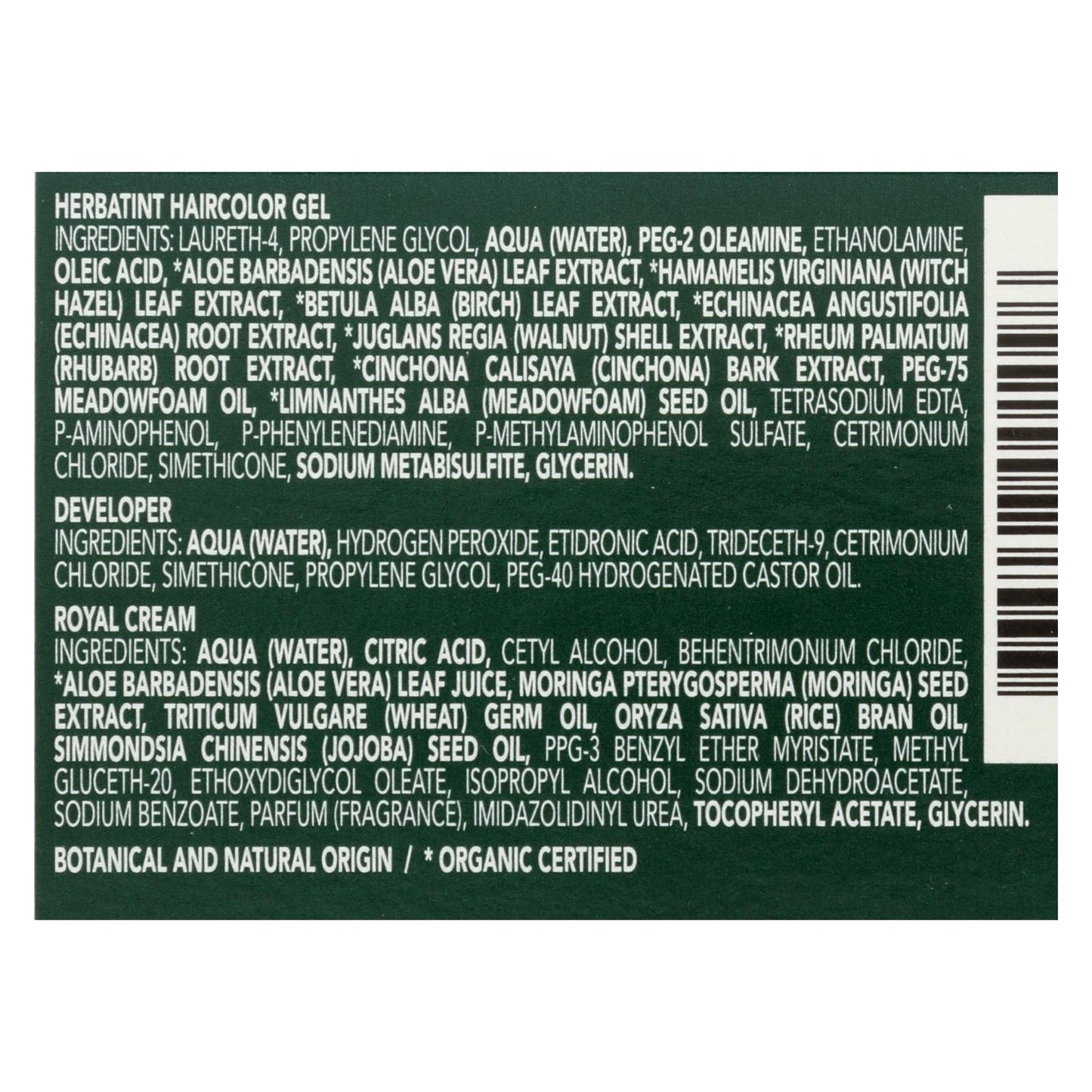 Tinte permanente para el cabello en gel a base de hierbas Herbatint 10n rubio platino - 135 ml