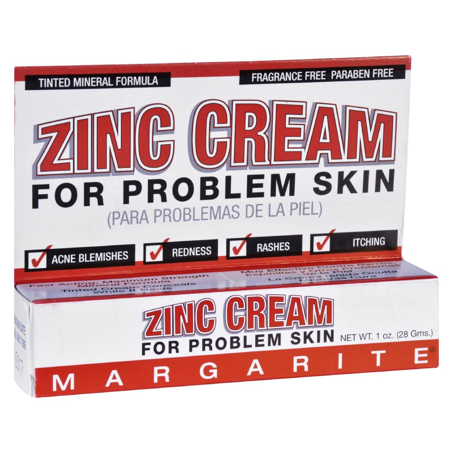 Crema de zinc con margaritas - 1 oz