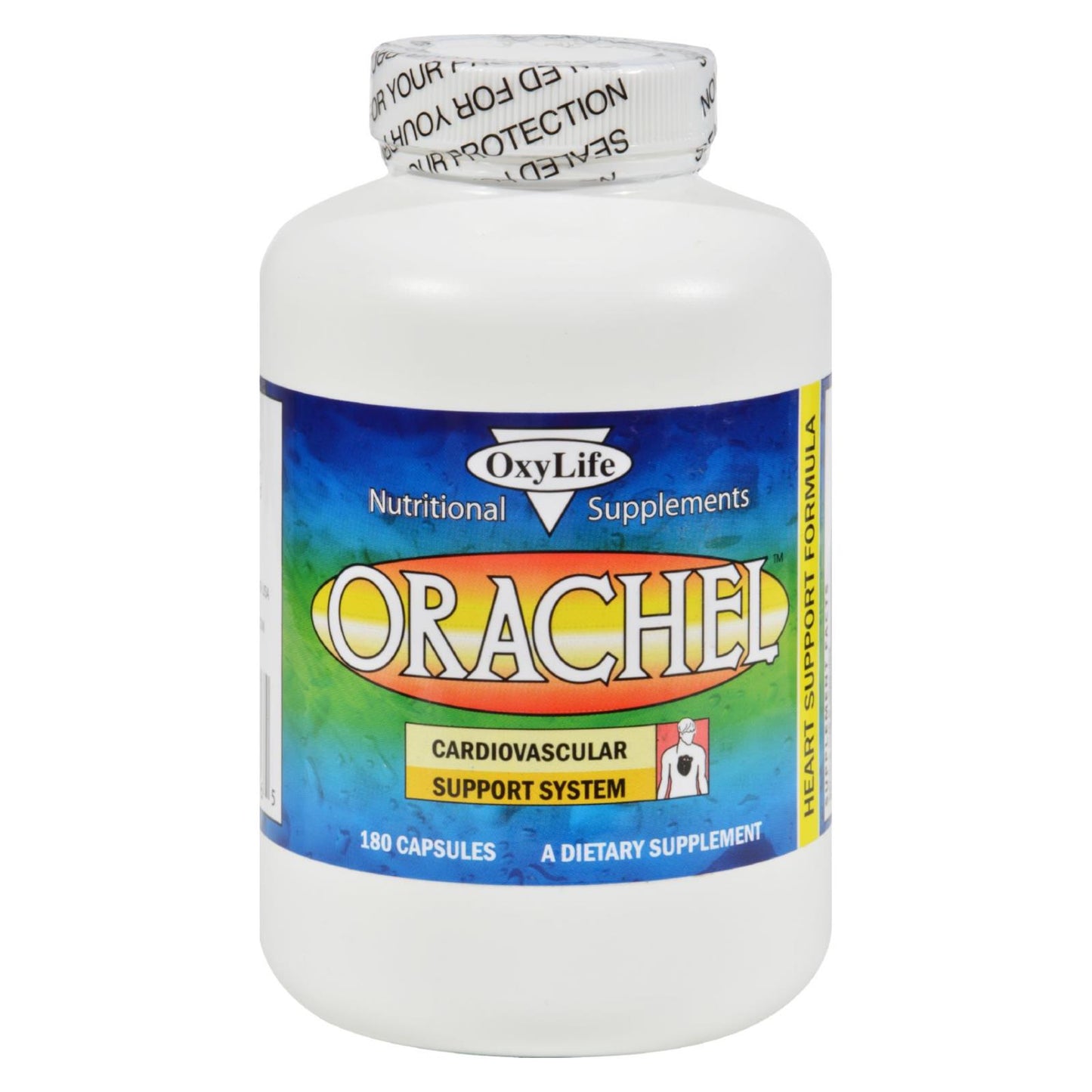 Sistema de apoyo cardiovascular Orachel de Oxylife Products - 180 cápsulas