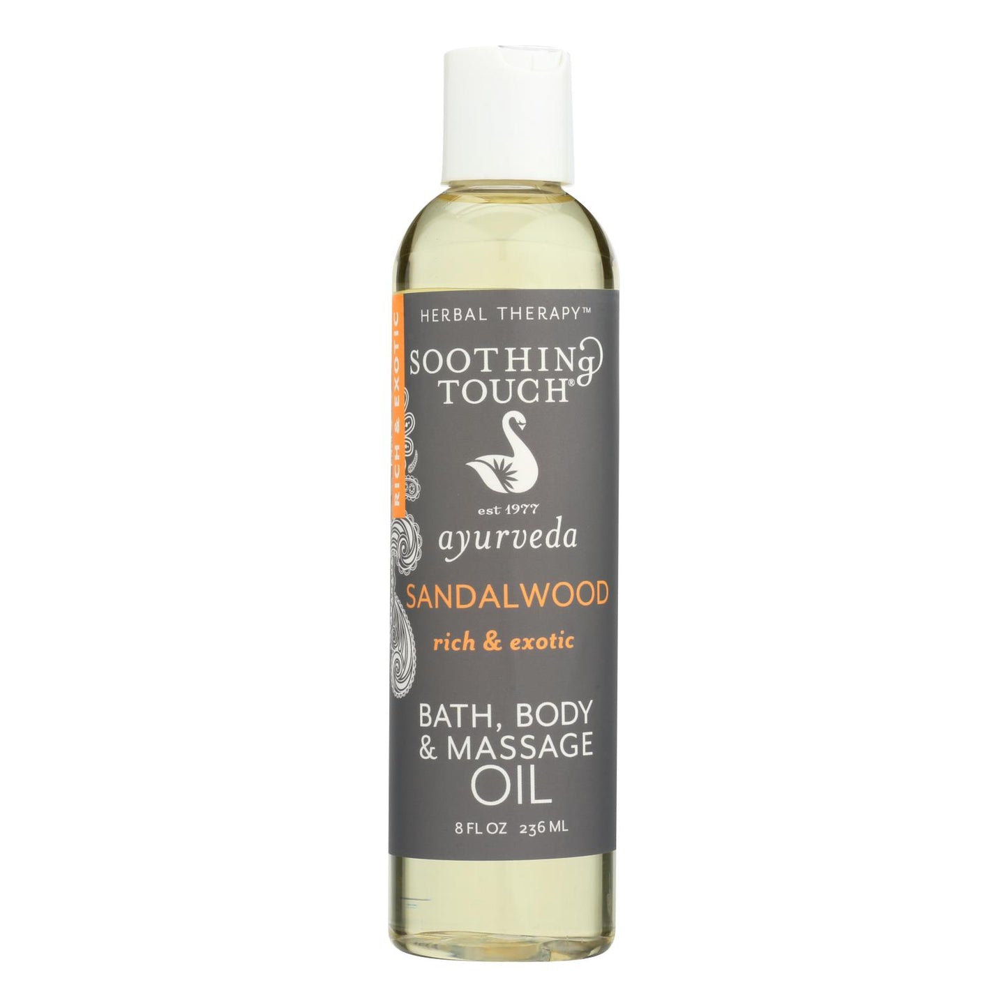 Aceite para baño y cuerpo Soothing Touch - Sándalo - 8 oz