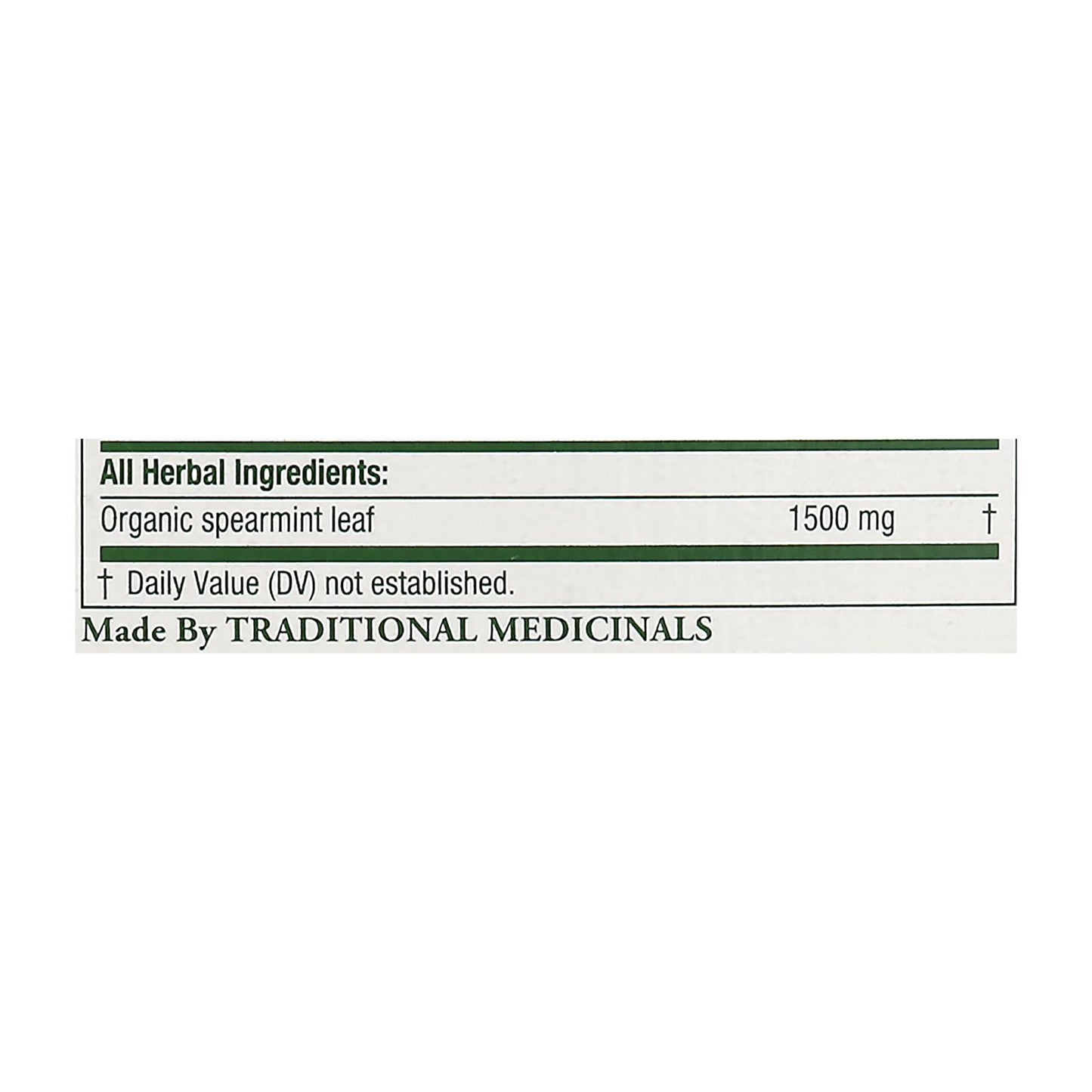 Traditional Medicinals 有机留兰香花草茶 - 16 茶包 - 每箱 6 件