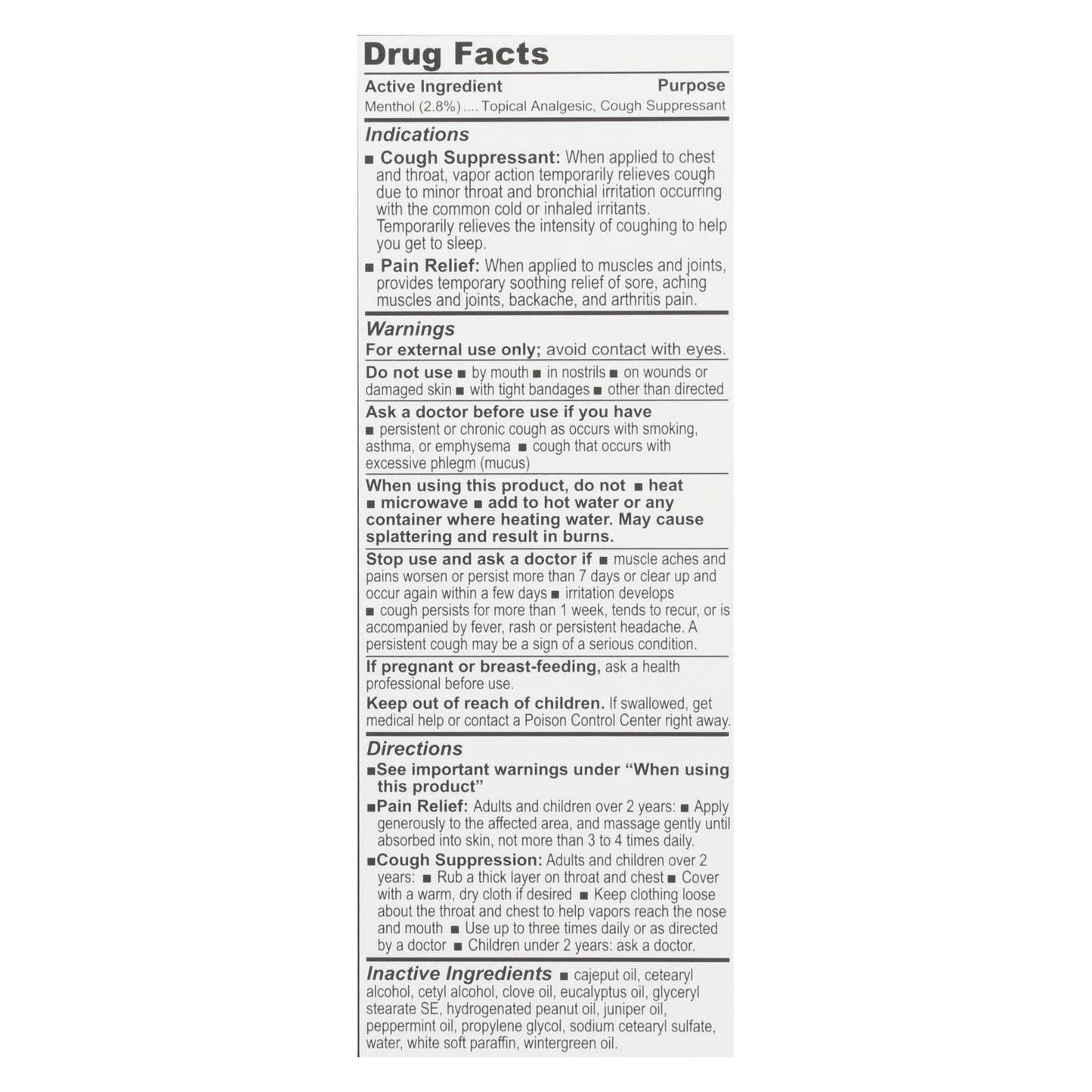 Olbas - 止痛药膏 - 1 盎司