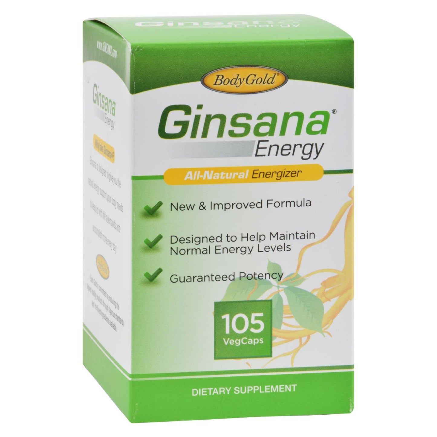 Ginsana Energy de Alan James de Pharmatron: 105 cápsulas blandas