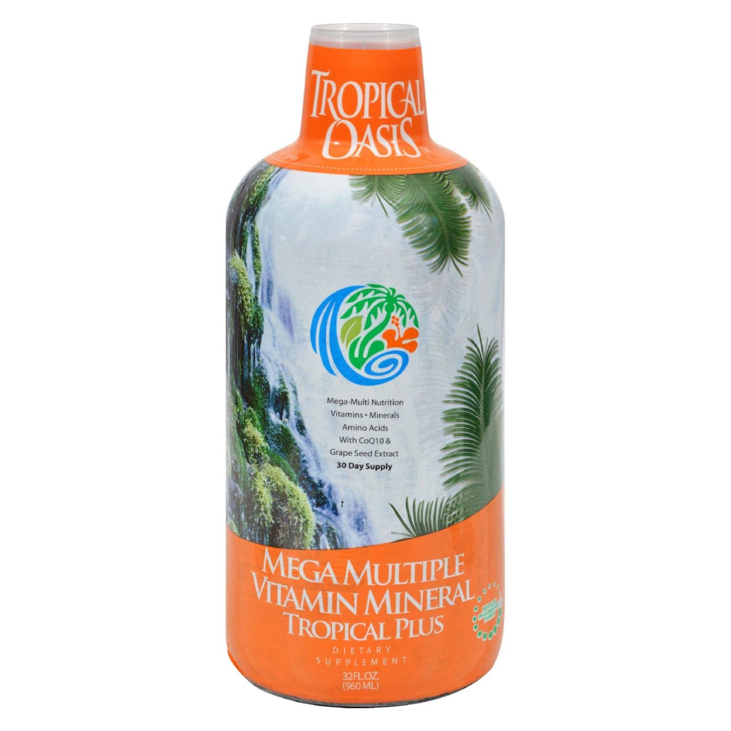 Tropical Oasis Tropical Plus 超级多种维生素矿物质 - 32 盎司