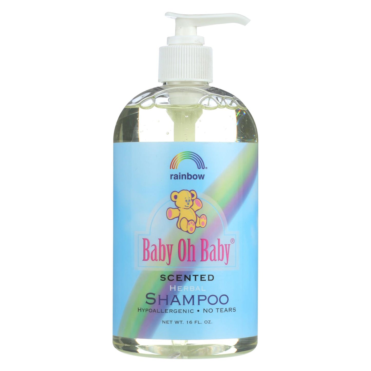 Champú Rainbow Research - Hierbas orgánicas - Bebé - Perfumado - 16 fl oz