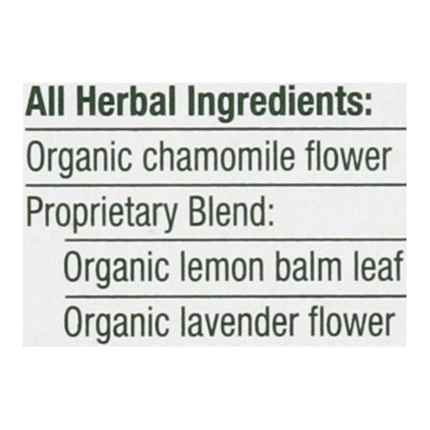 Traditional Medicinals 有机洋甘菊薰衣草花草茶 - 不含咖啡因 - 6 盒装 - 16 袋