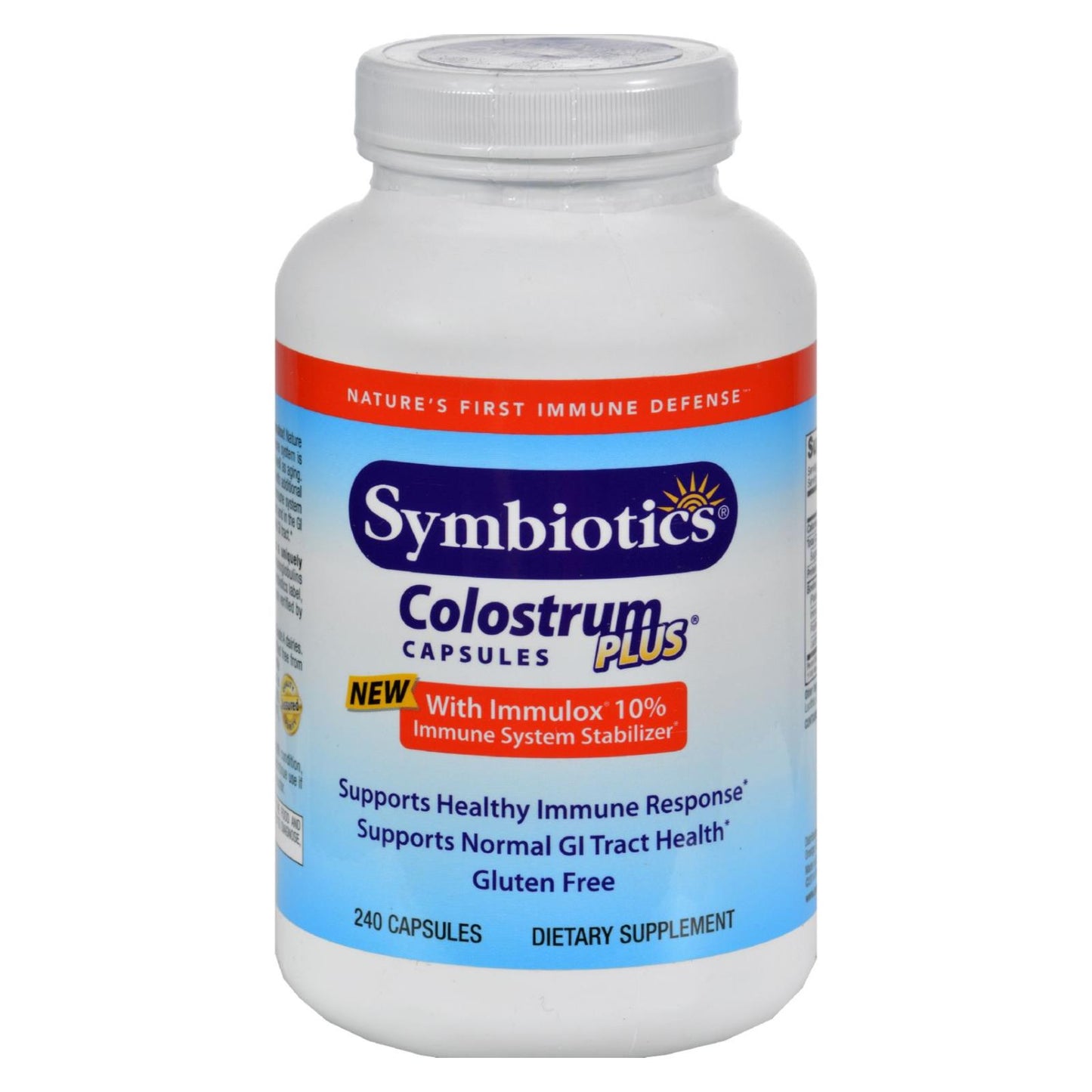 Symbiotics 初乳强化剂 - 480 毫克 - 240 粒胶囊