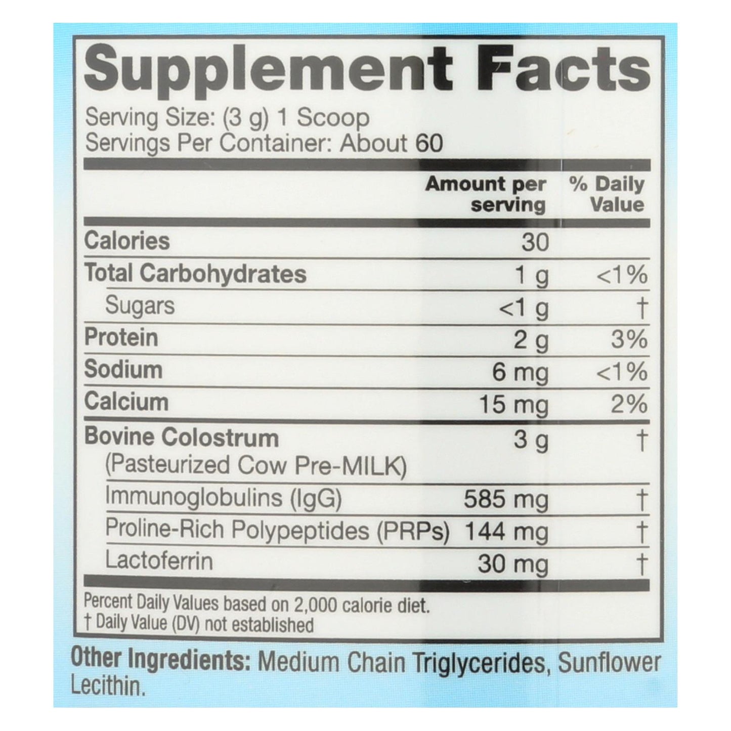 Symbiotics 初乳粉 - 6.3 盎司