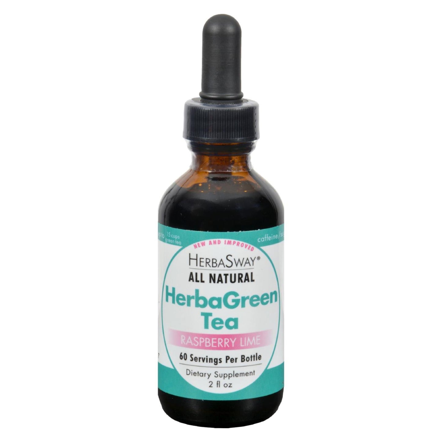 Herbasway Laboratories Herbagreen 覆盆子青柠茶 - 2 盎司