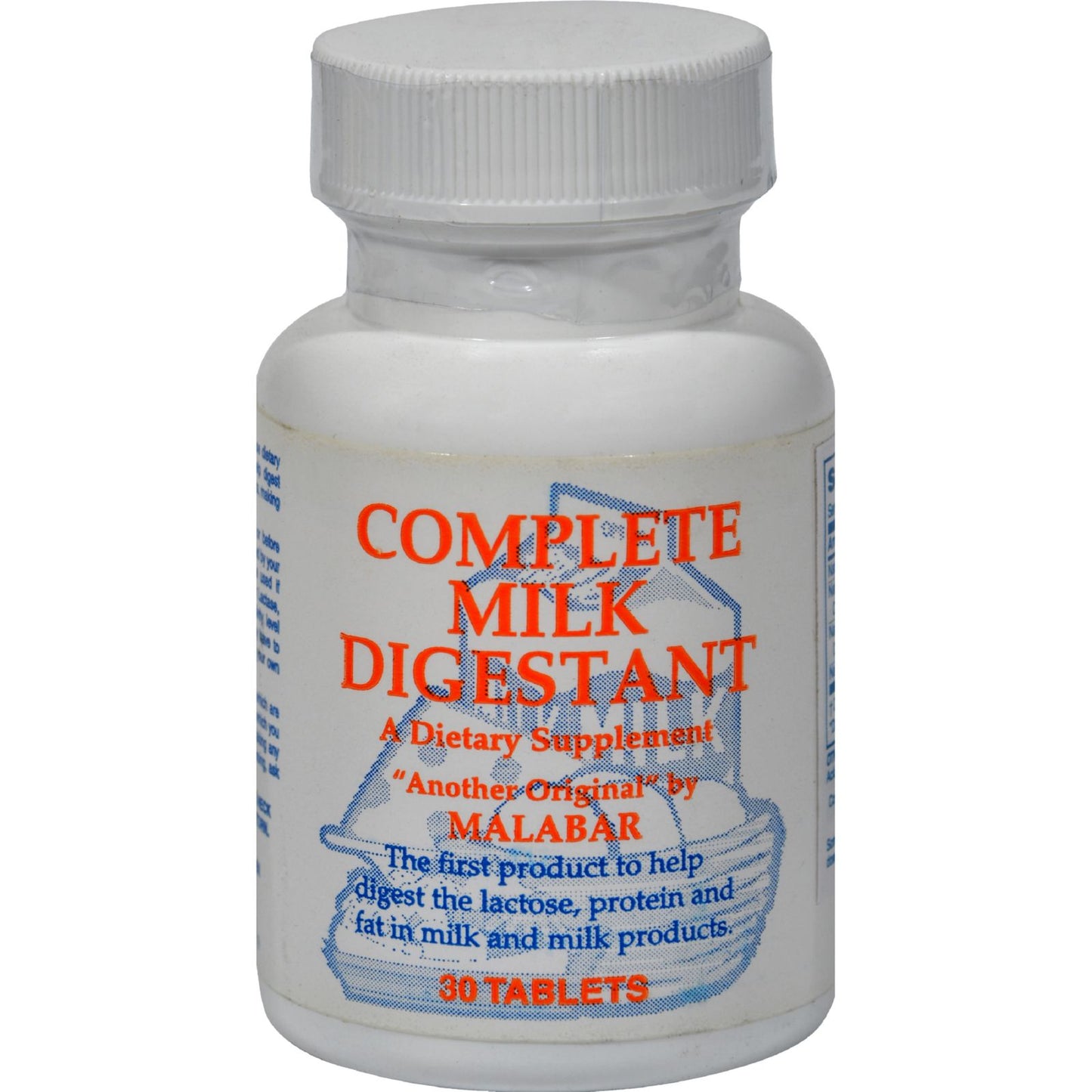 Malabar Complete Milk Digestant - 30 comprimidos