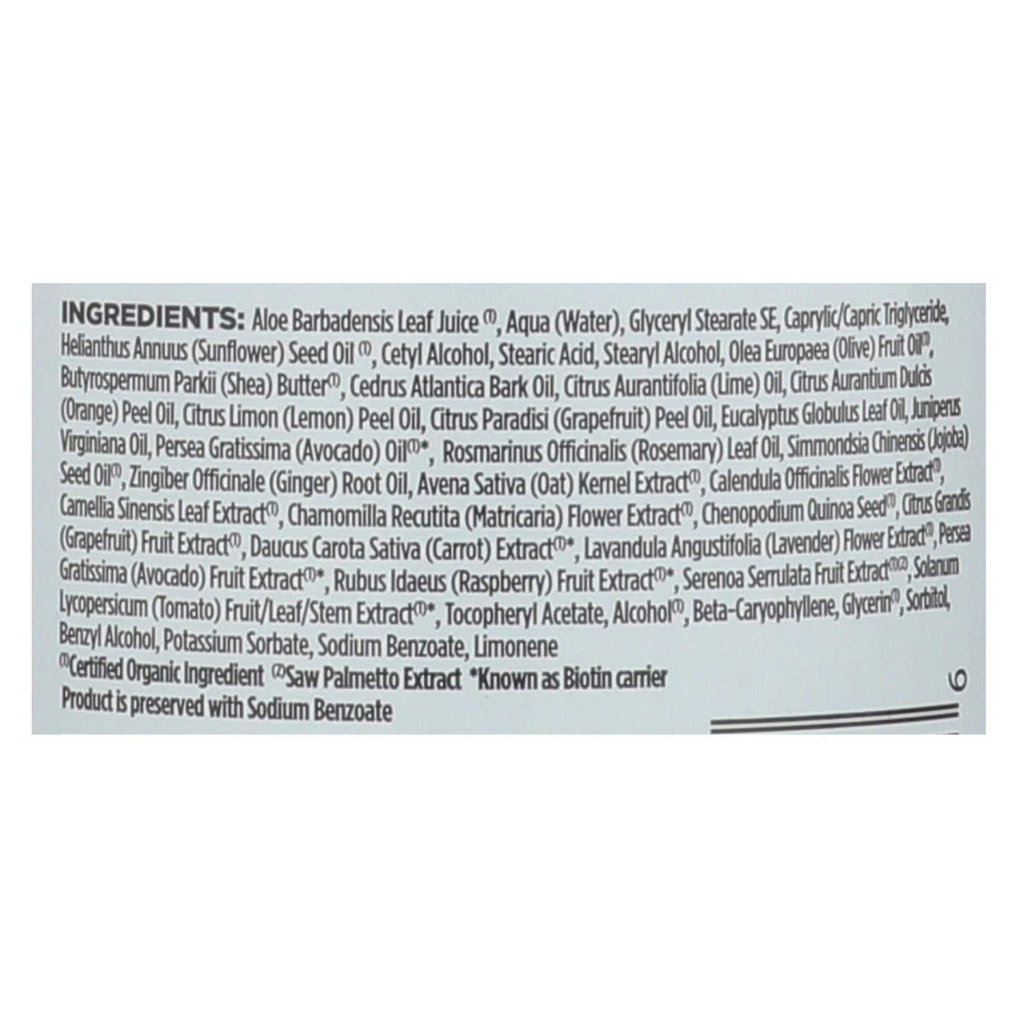 Avalon 护发素 - 有机生物素-b 复合物 - 32 盎司