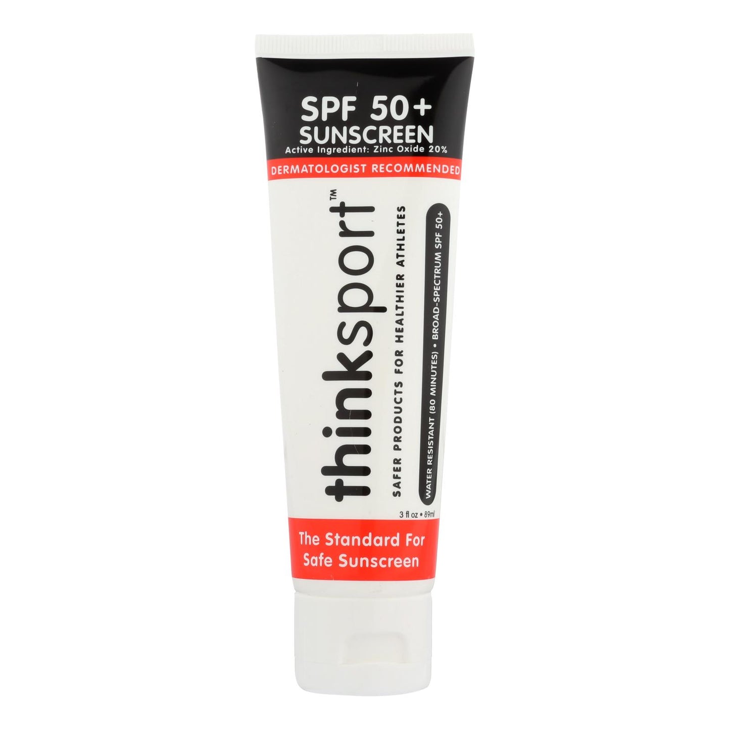 Thinksport 防晒霜 - Spf 50+ - 3 盎司