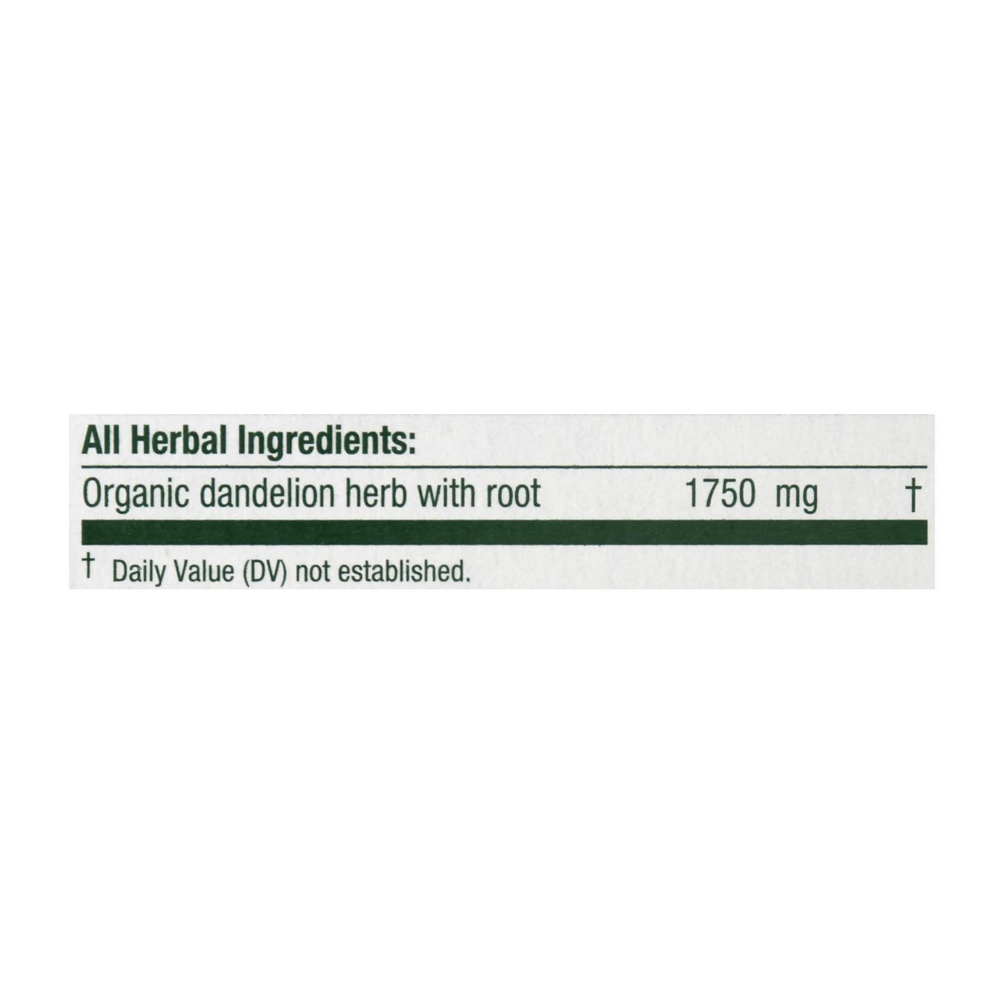 传统药用茶 - 有机 - Hrbl - Dndln Leaf Rt - 16 支 - 1 箱