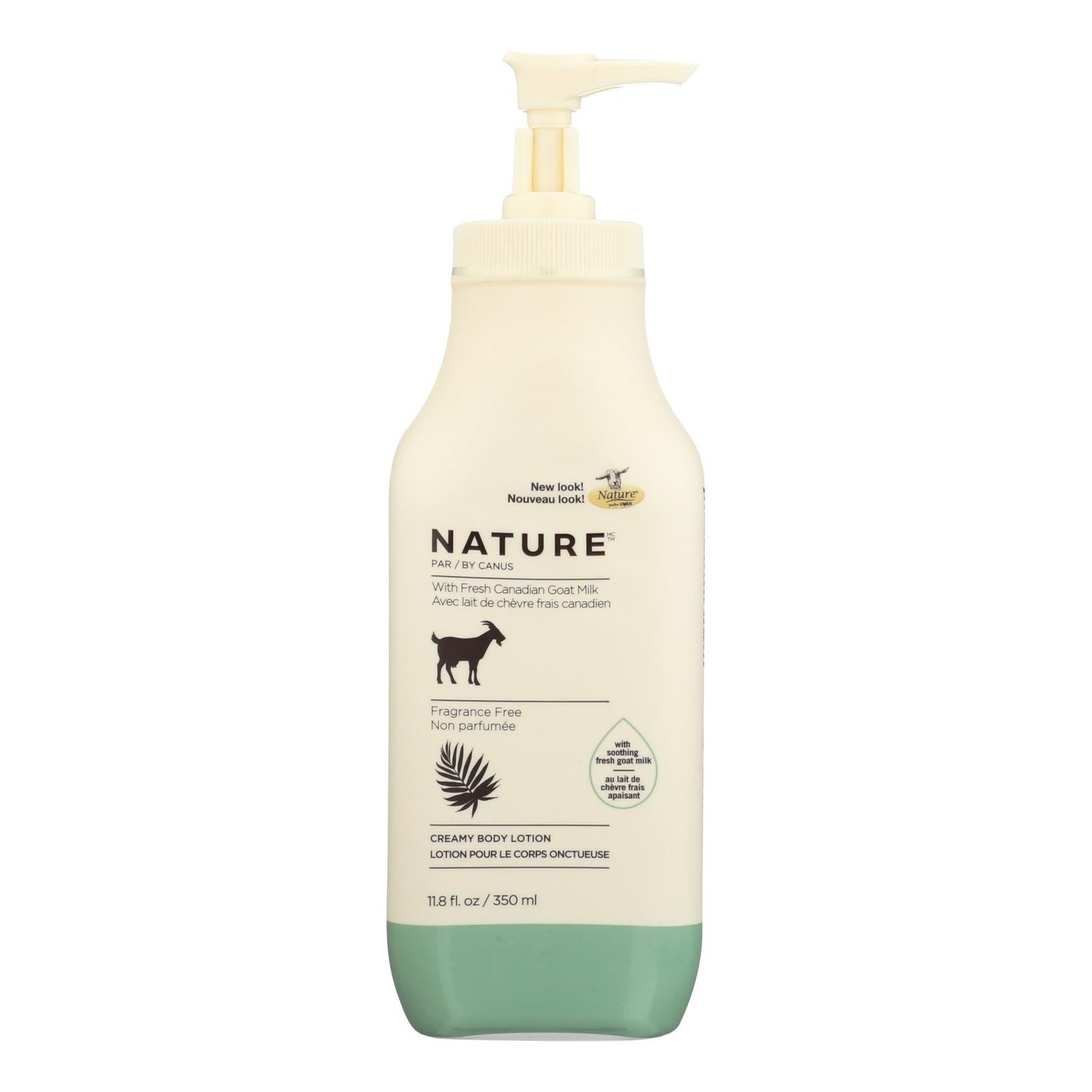Loción Nature By Canus - Leche de cabra - Nature - Sin fragancia - 11,8 oz