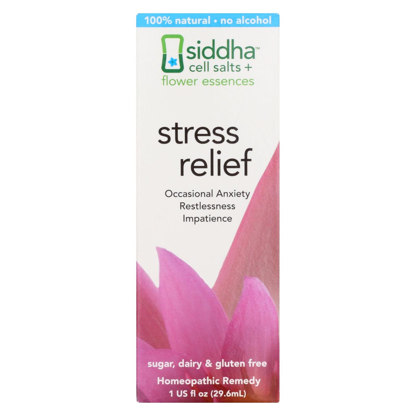 Esencias florales Siddha para aliviar el estrés - 1 fl oz