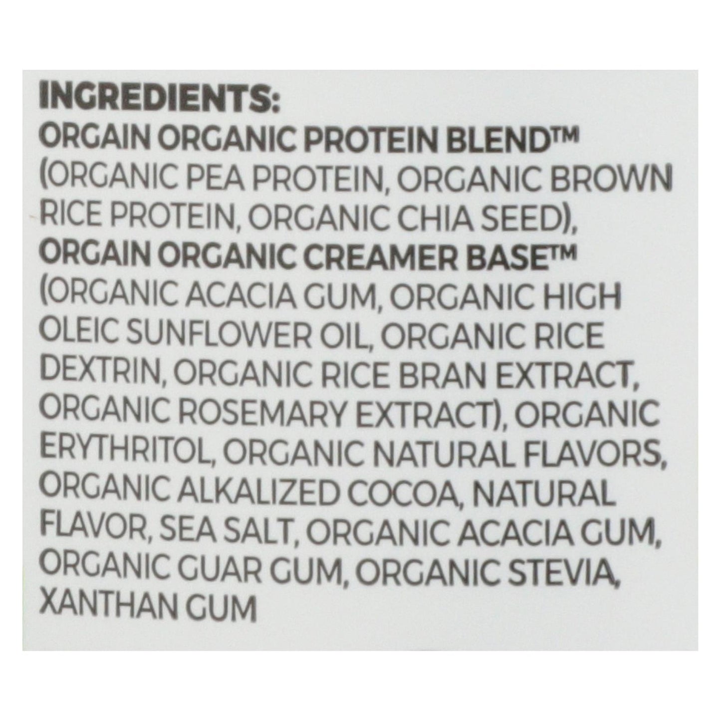 Proteína orgánica en polvo Orgain, de origen vegetal, dulce de chocolate cremoso, 2,03 lb