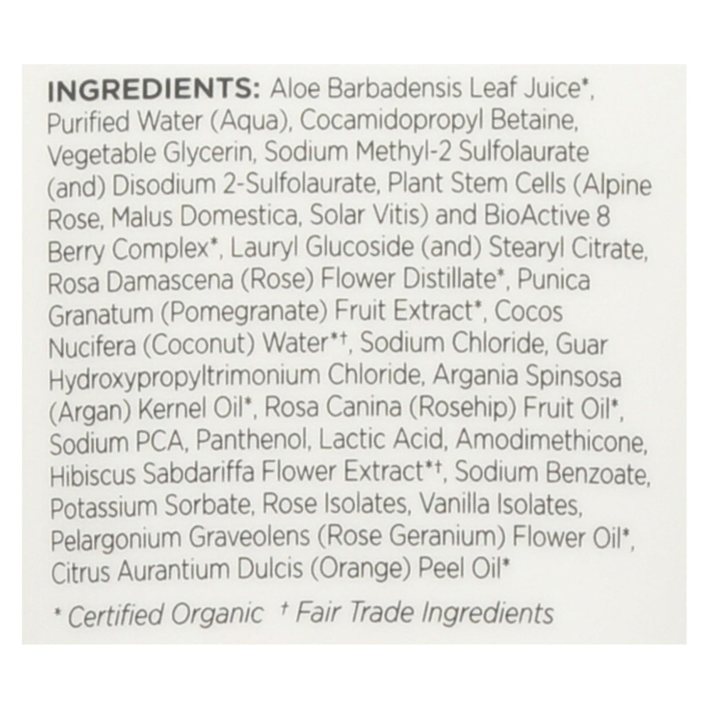 Andalou Naturals 舒缓沐浴露 - 1000 朵玫瑰 - 8.5 盎司