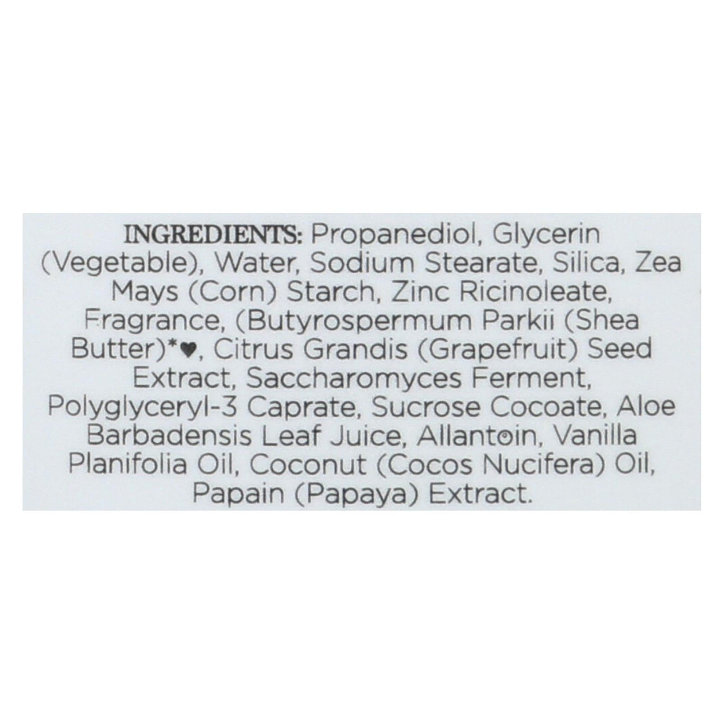 Desodorante Nubian Heritage - Totalmente natural - 24 horas - Coco y papaya - Con aceite de vainilla - 2,25 oz