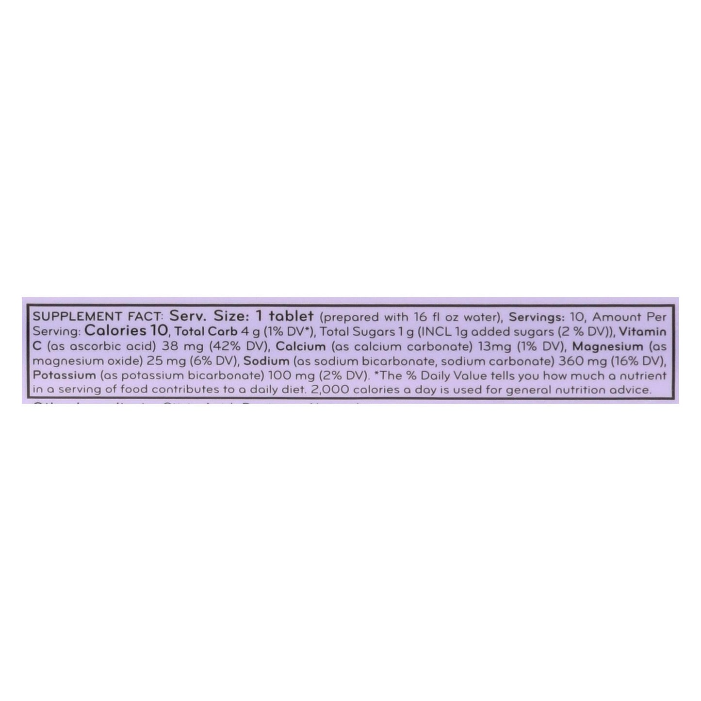 Tableta hidratante Nuun Active, sabor uva, 10 comprimidos, caja de 8