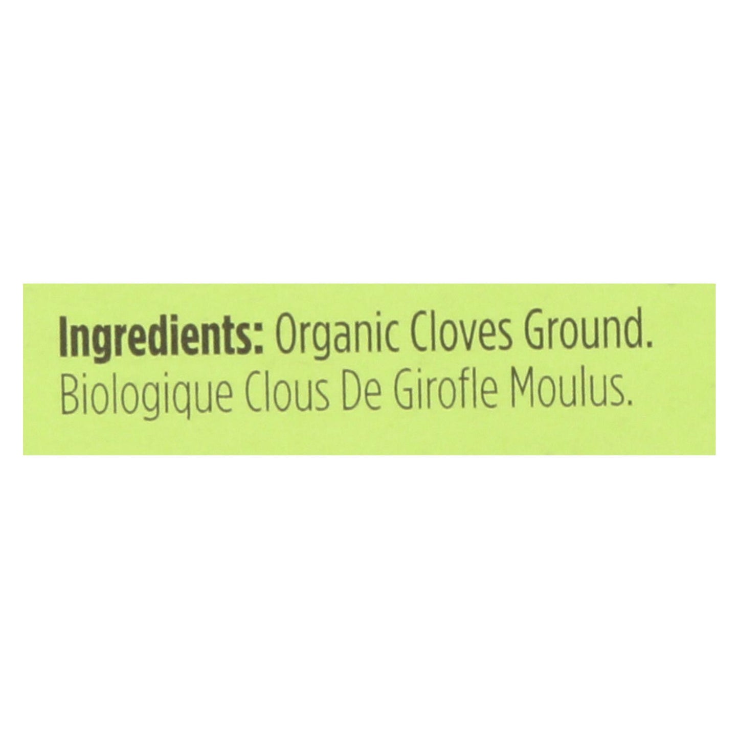 Spicely Organics - Clavo orgánico - Molido - Caja de 6 - 0.4 oz.