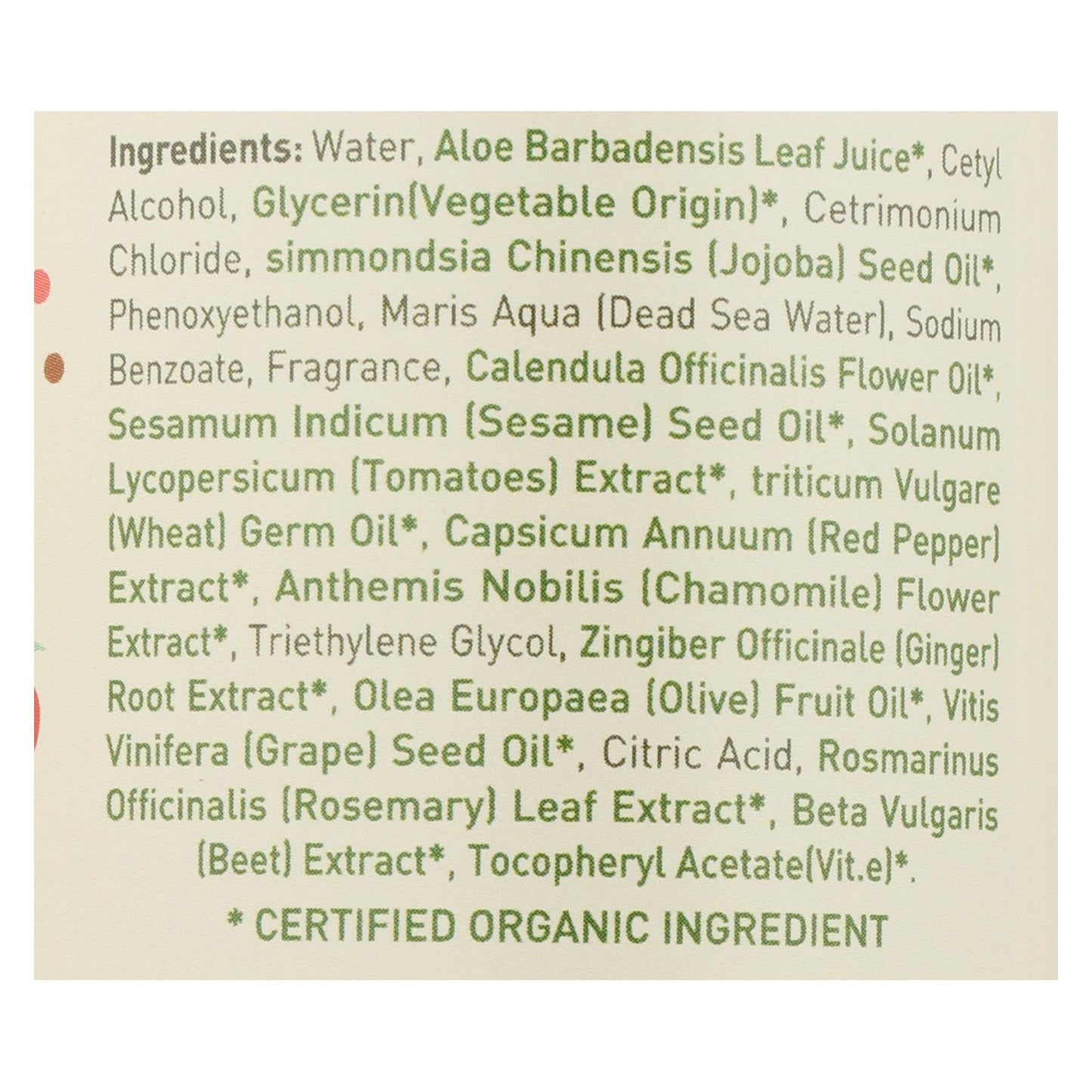 Acondicionador Ecolove - Acondicionador de vegetales rojos para cabello normal a graso - Caja de 1 - 17,6 fl oz.
