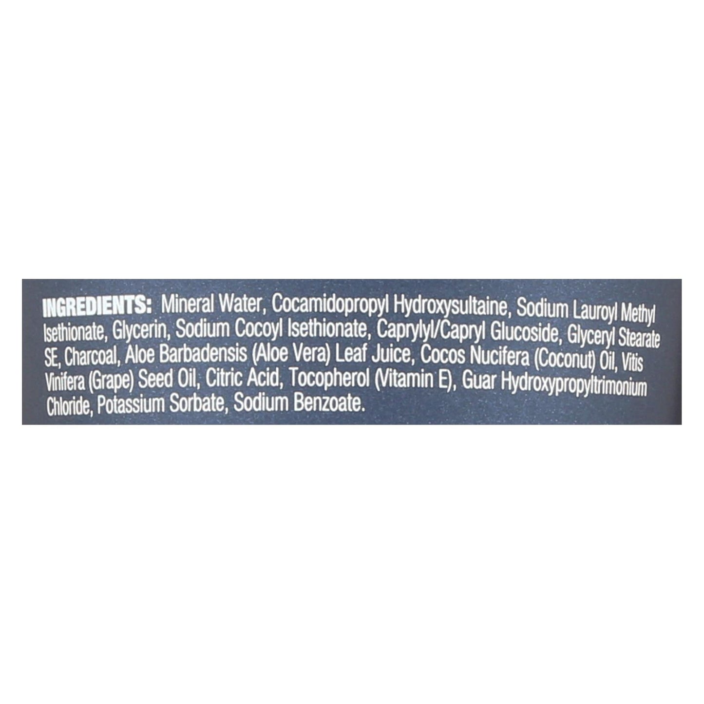 Mineral Fusion - Limpiador en gel de carbón - 7 fl oz.