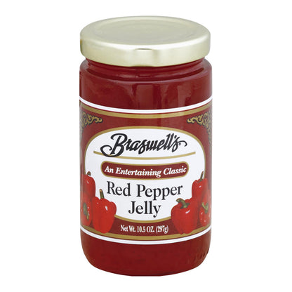 Braswell's - Mermelada de pimiento rojo - Caja de 6 - 10,5 oz.