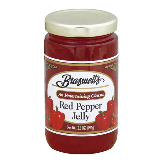 Braswell's - Mermelada de pimiento rojo - Caja de 6 - 10,5 oz.