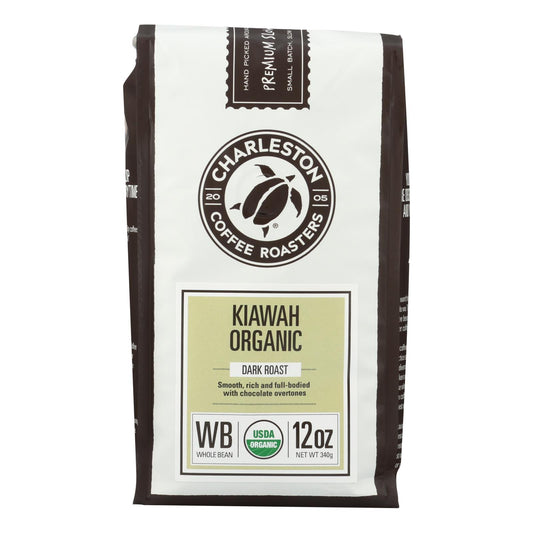 Charleston Coffee Roasters - Café Kiawah en grano - Caja de 6 - 12 oz