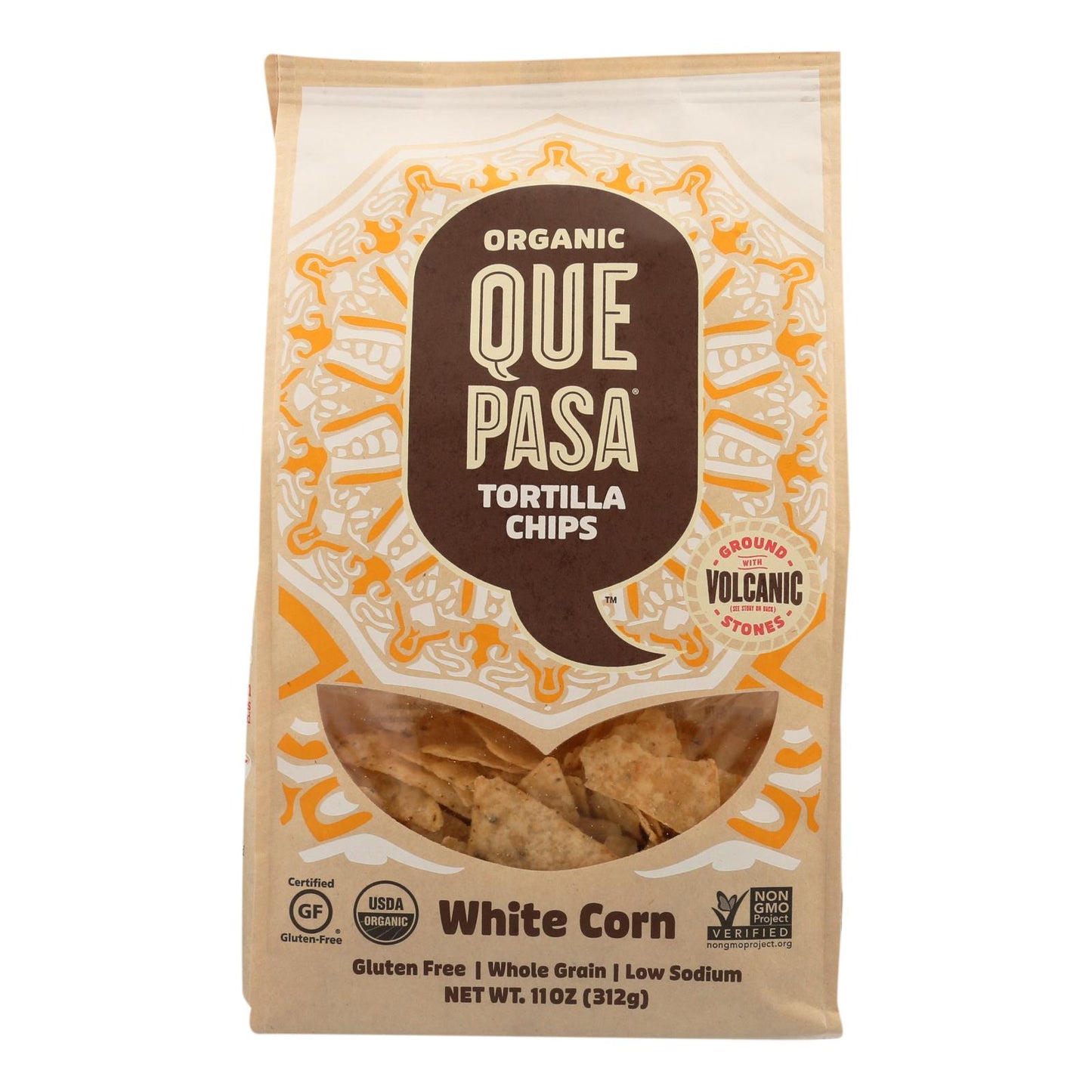 Que Pasa - Tortilla Chips White - Case Of 6-11 Oz