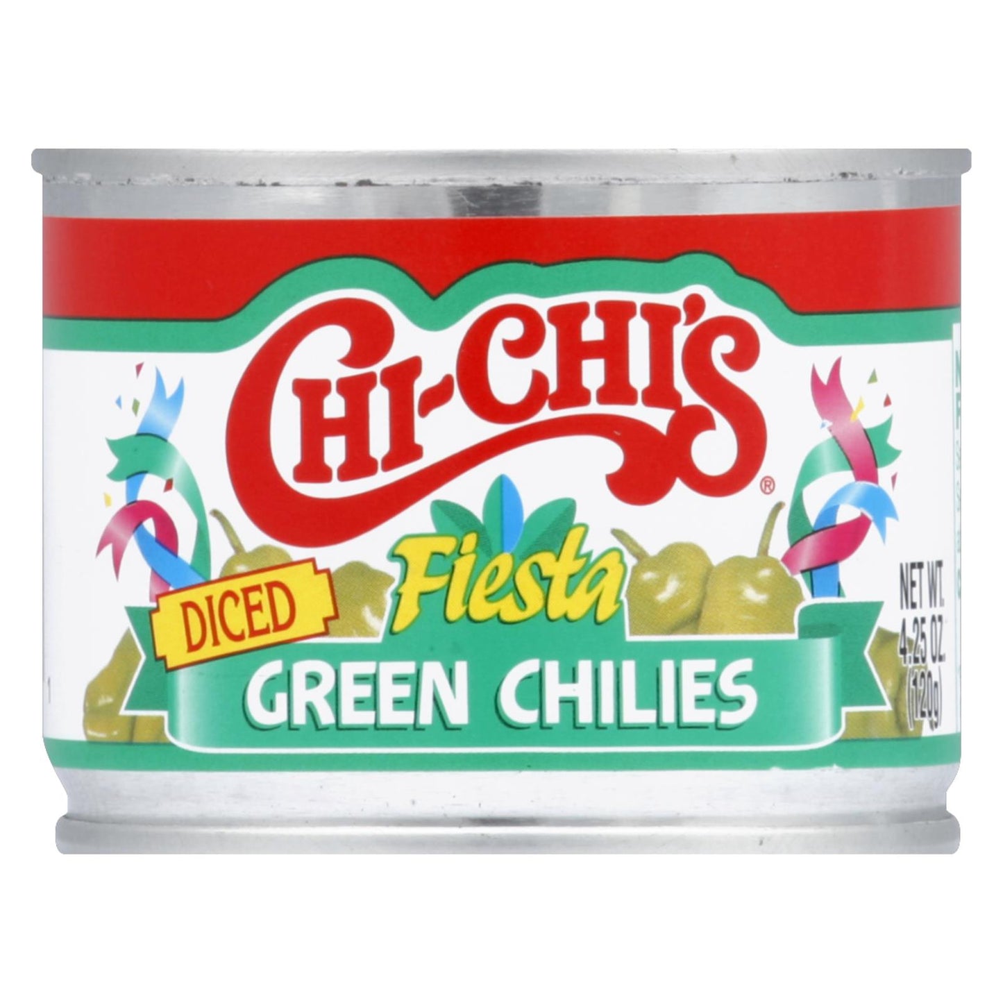 Chi Chi's - Chiles verdes en cubitos - Caja de 12 - 4 oz