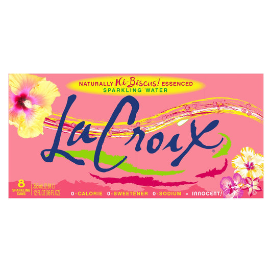 Lacroix - Agua con gas Hi-biscus - Caja de 3 - 8/12 Fz