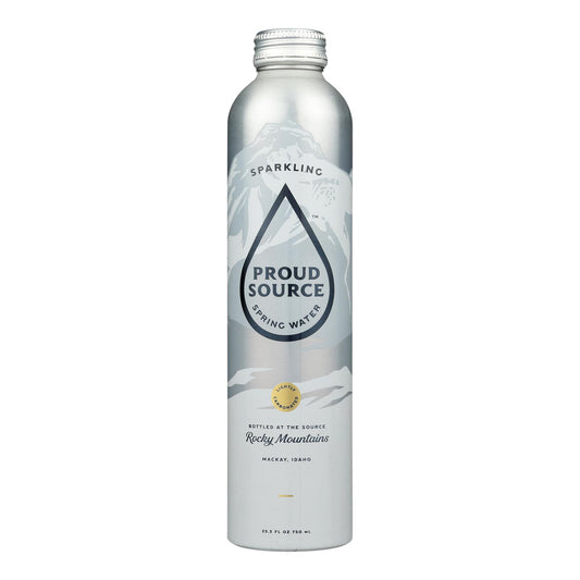 Proud Source - Manantial natural de agua Spk - Caja de 12 - 25,3 Fz