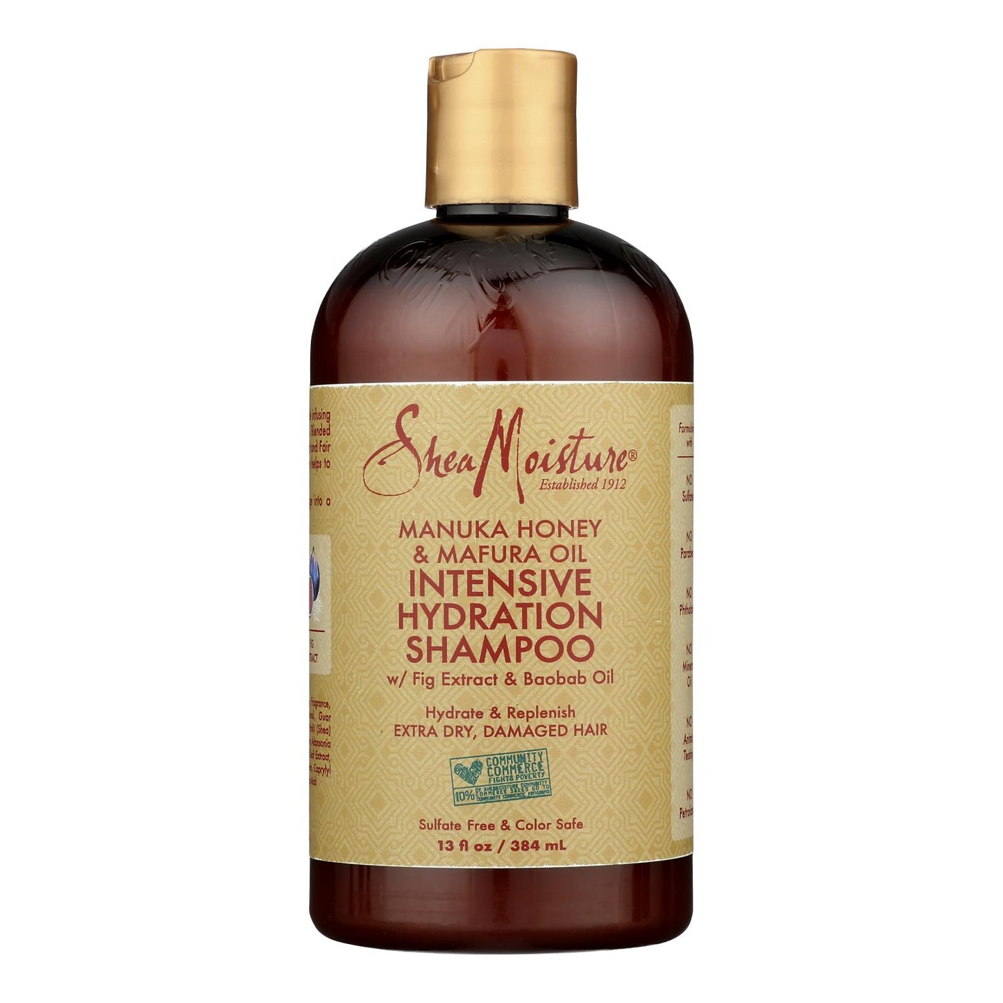 Shea Moisture - Champú con aceite de marufa y miel - 1 unidad - 13 oz