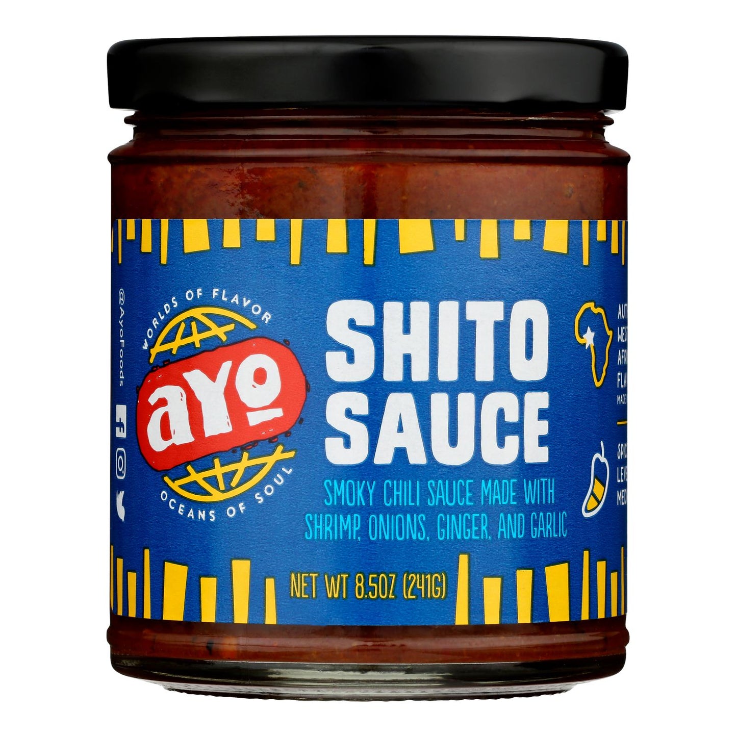 Ayo Foods - Salsa Shito - Caja de 6-8,5 oz