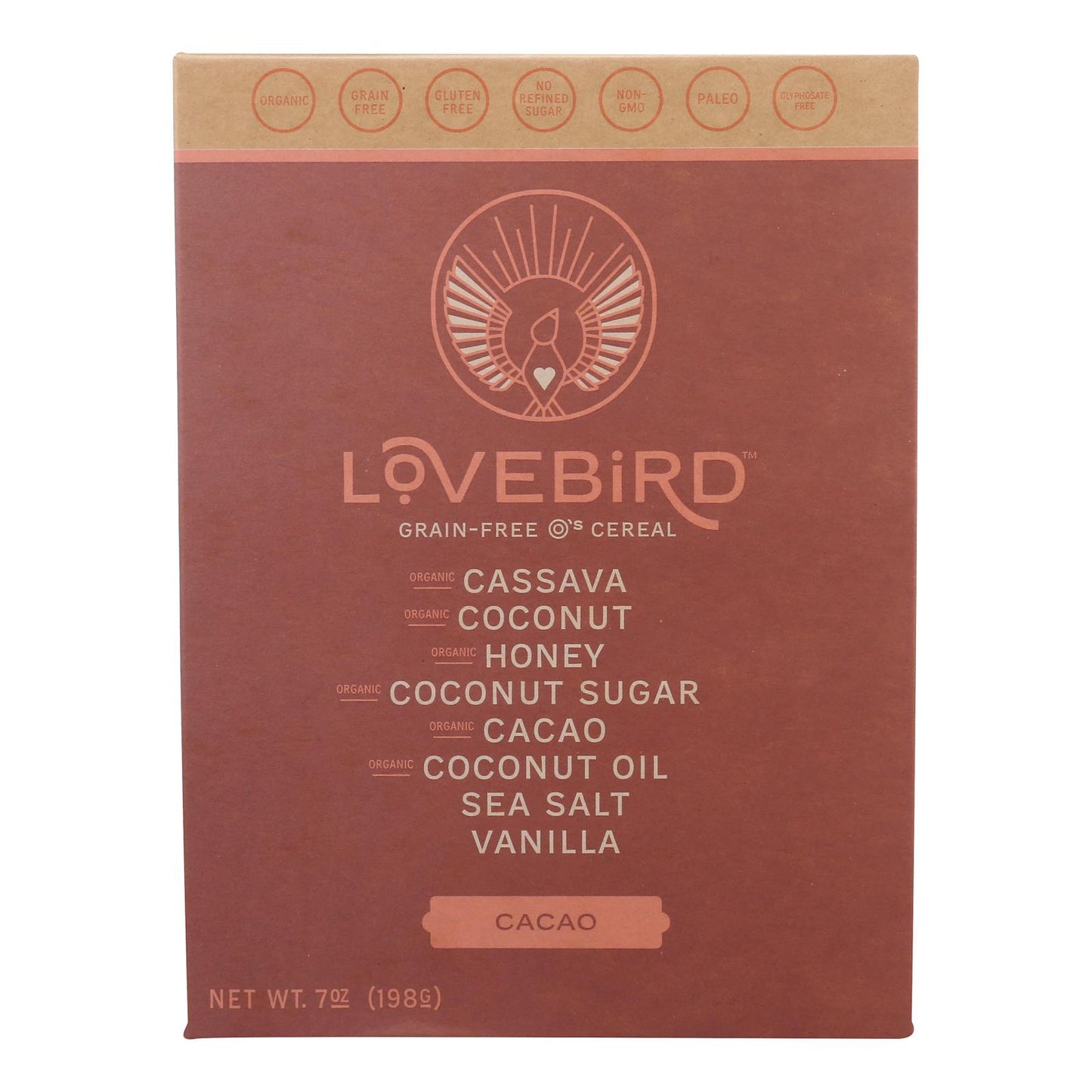 Lovebird - Cereal Cacao Grain Fr - Caja De 6-7 Oz