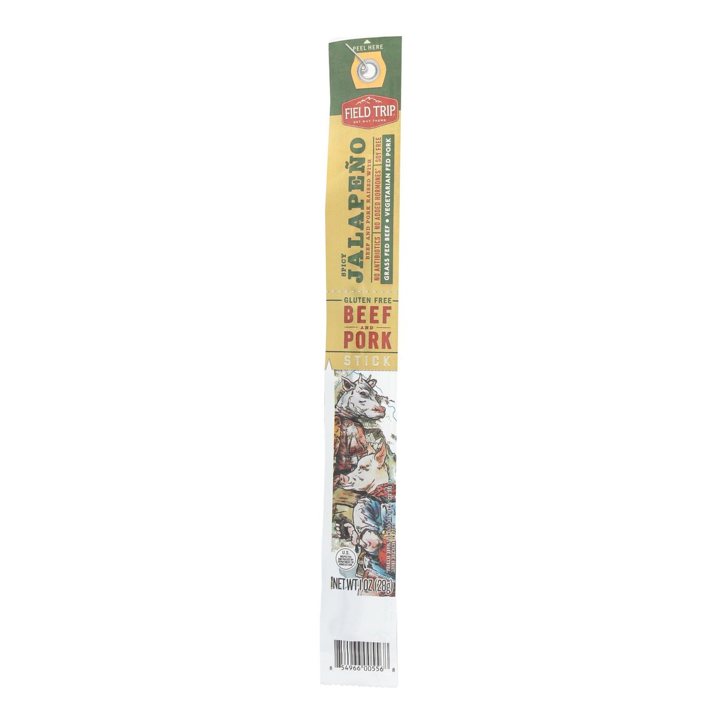 Field Trip Stick - Jalapeño picante - Caja de 24 - 1 oz.