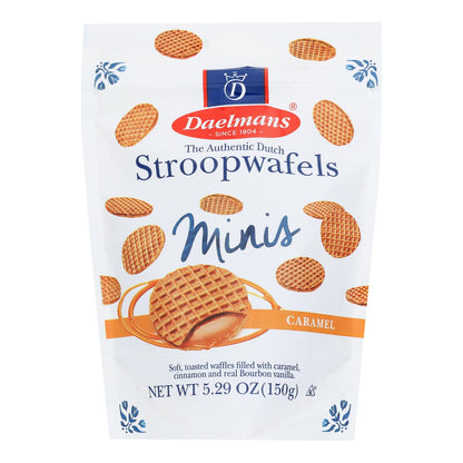 Daelmans Stroopwafel - 焦糖 - 迷你 - 10 件装 - 5.29 盎司