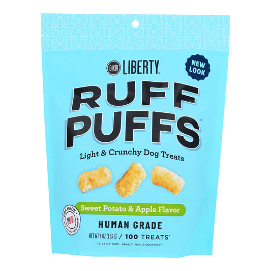 Bixbi - Ruff Puffs Sweet Pot &amp; Ap - Caja de 8 - 4 oz