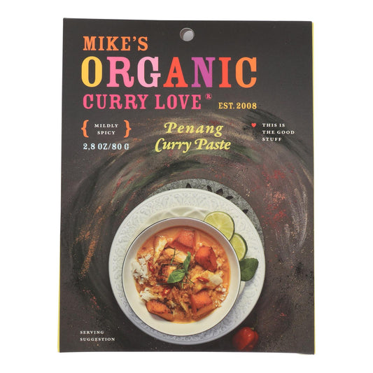 Pasta de curry de Penang de Mike's Organic Curry Love - Caja de 6 - 2,8 oz