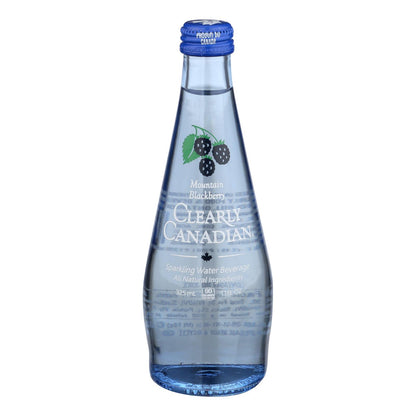 Clearly Canadian - Agua con gas Mtn Blackberry - Caja de 12 a 11 Fz