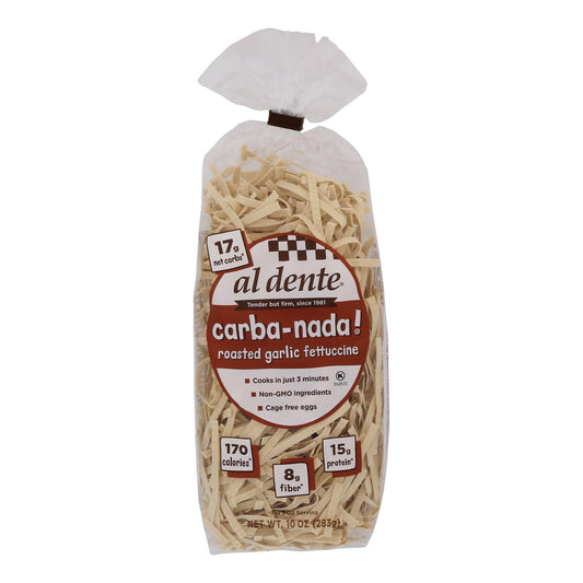 Al Dente - Pasta Fettuccine Garlic - Case Of 6 - 10 Oz