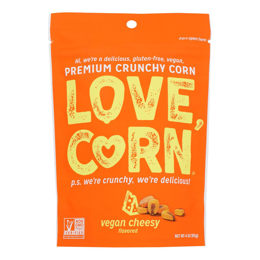 Love Corn - Maíz crujiente con queso - Caja de 12 - 4 oz