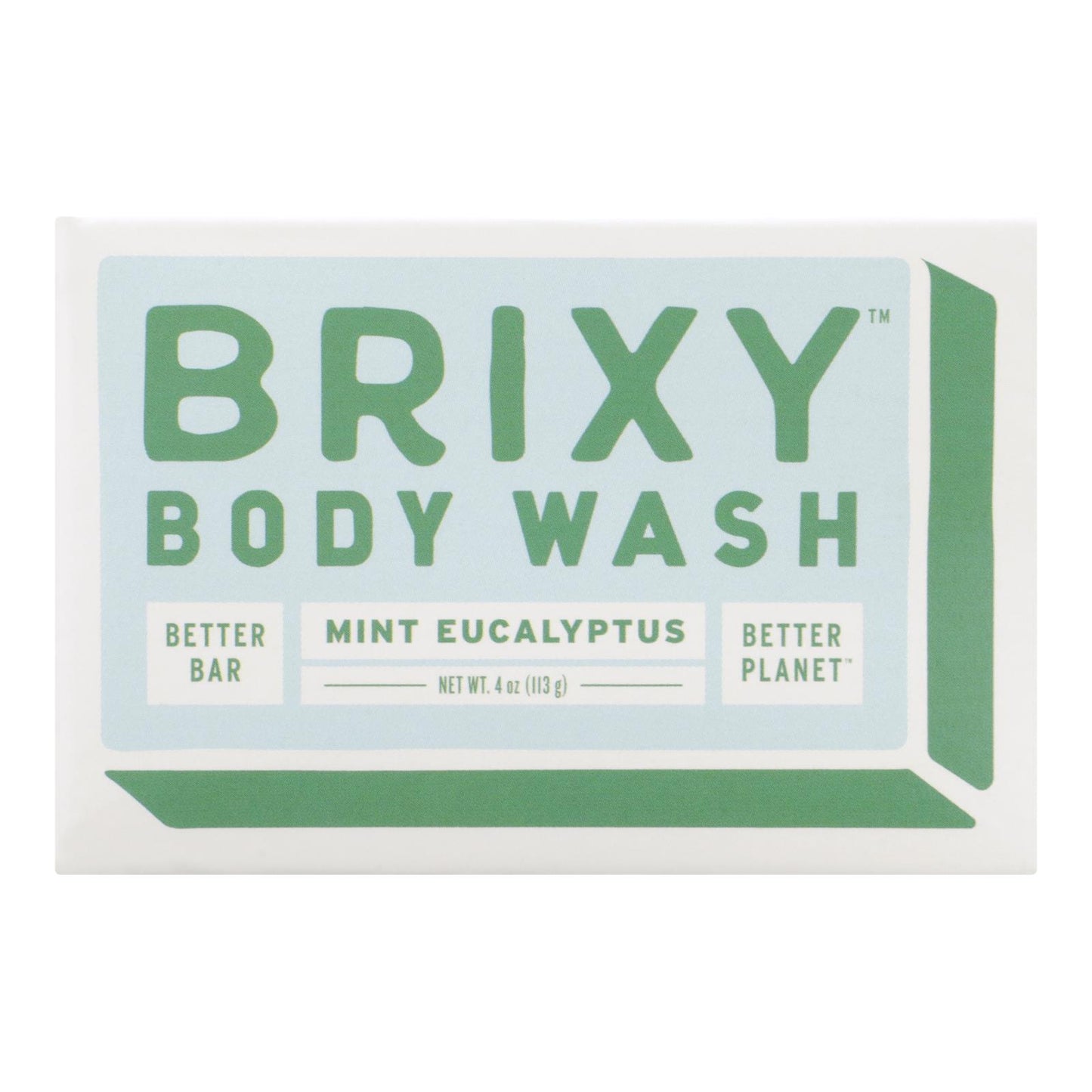 Brixy - 薄荷桉树沐浴露 - 1 块 - 4 盎司